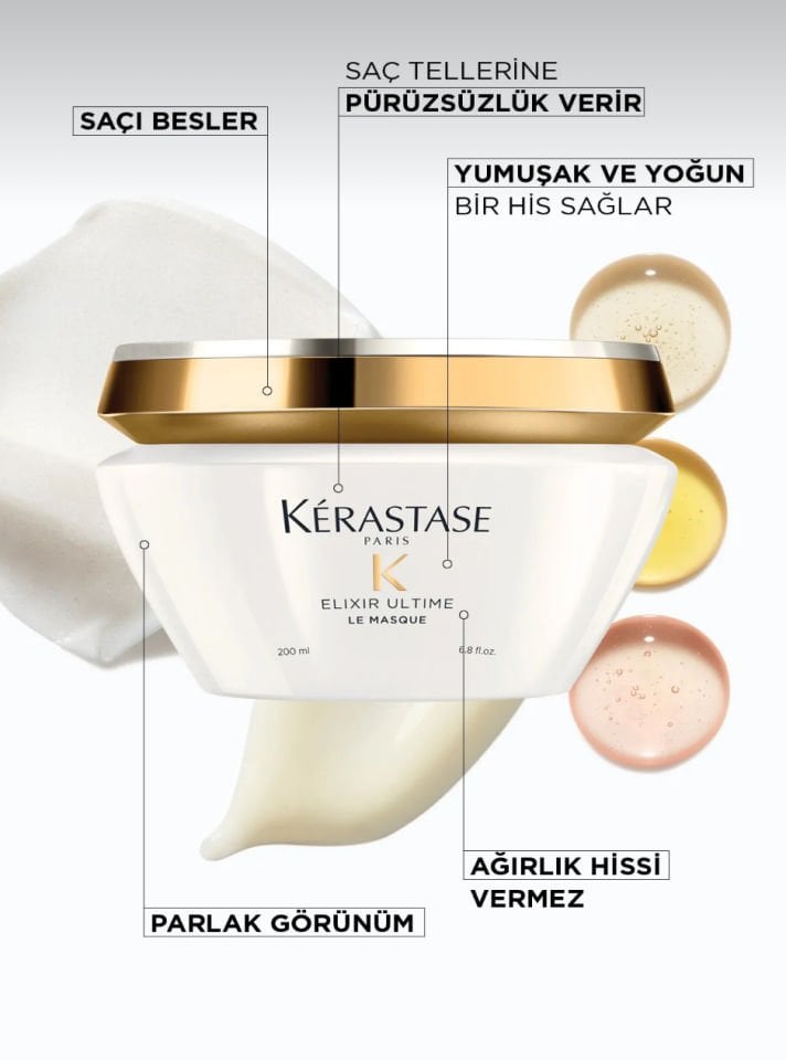 Kerastase Elixir Ultime Le Masquintense Parlaklık Veren Saç Maskesi 200 ml