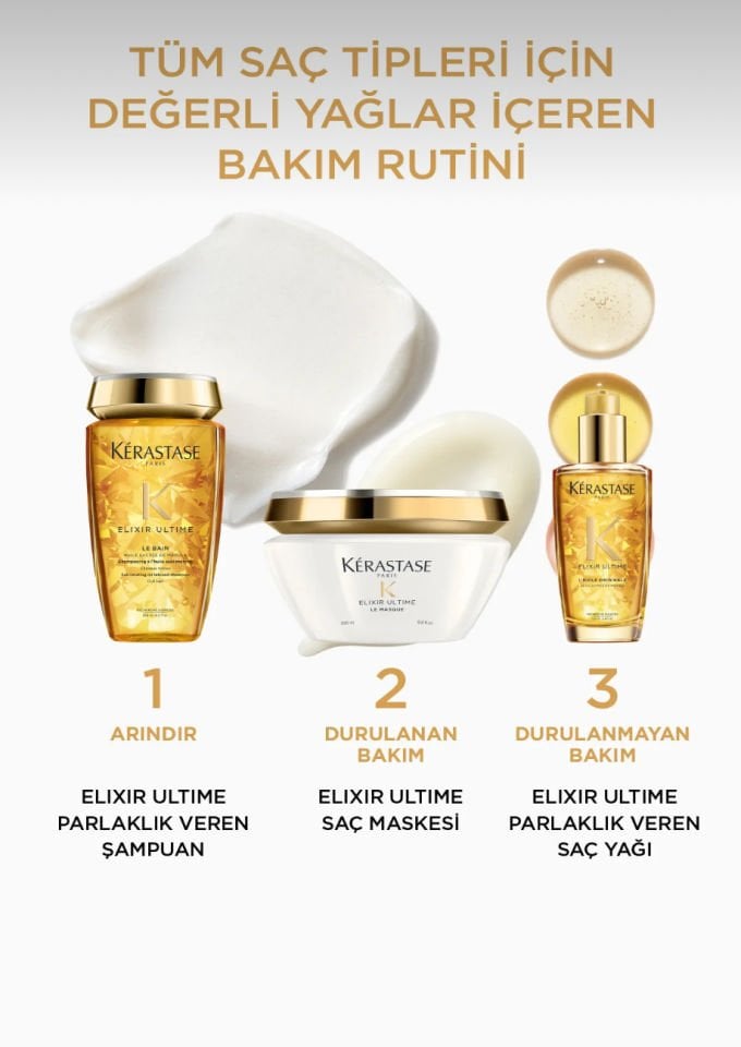 Kerastase Elixir Ultime Le Masquintense Parlaklık Veren Saç Maskesi 200 ml
