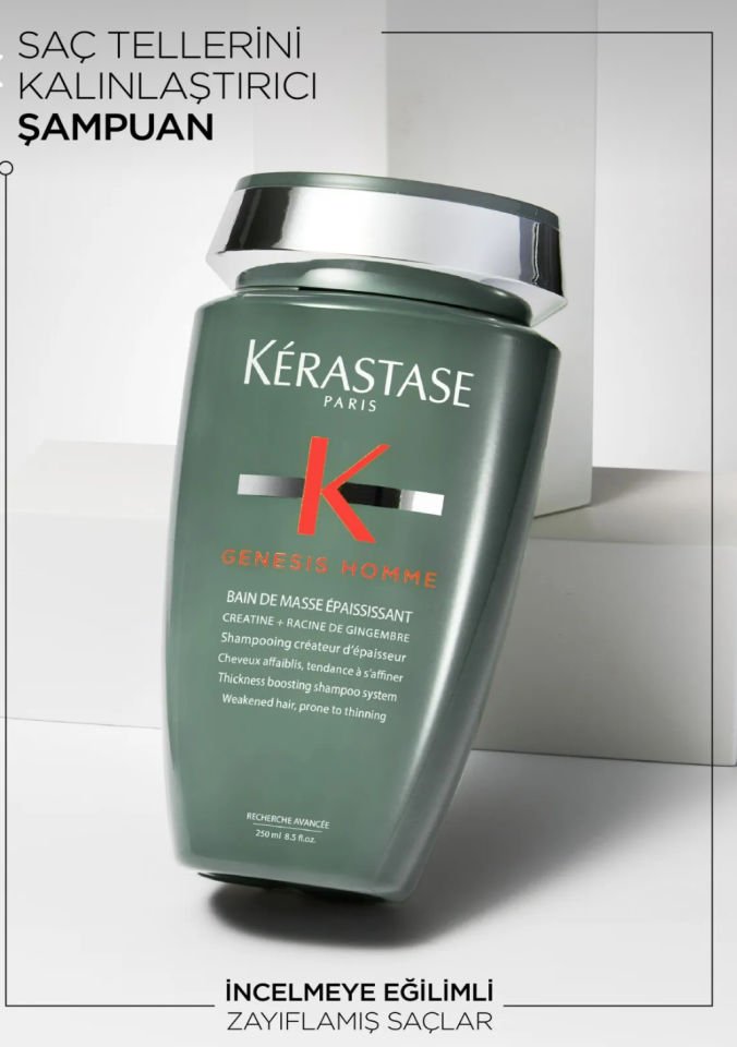 Kerastase Genesis Homme Bain de Masse Yoğunlaştırıcı Şampuan 250 ml