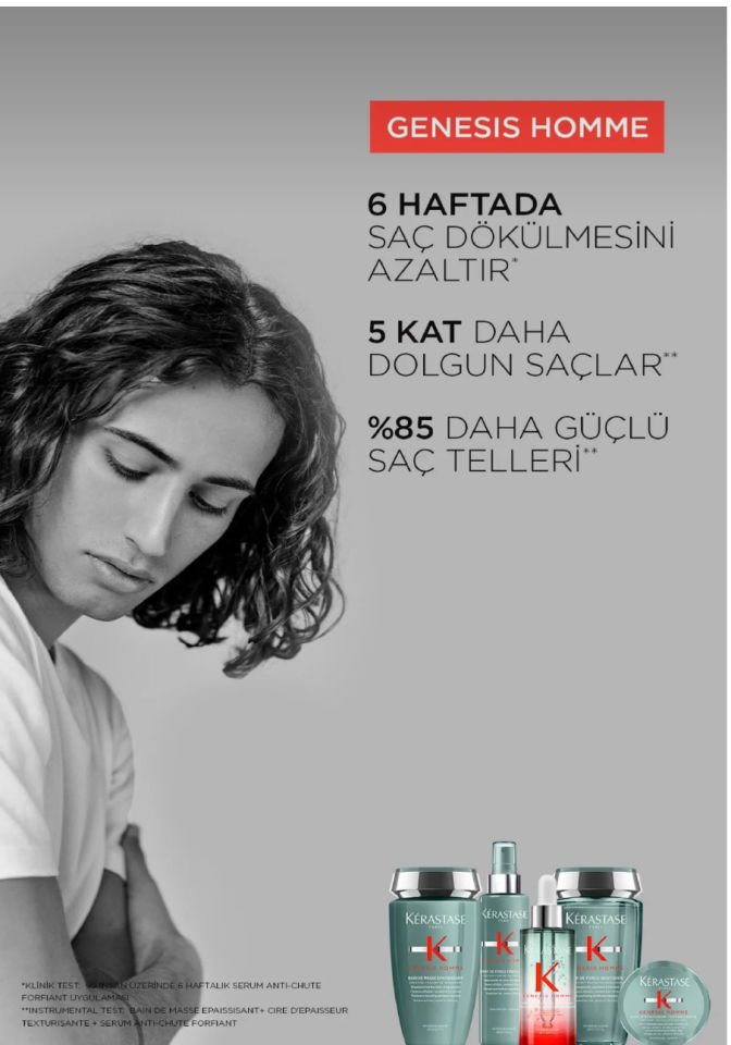 Kerastase Genesis Homme Bain de Masse Yoğunlaştırıcı Şampuan 250 ml
