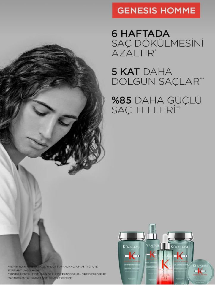 Kerastase Genesis Homme Güçlendirici ve Şekillendirici Sprey 150 ml