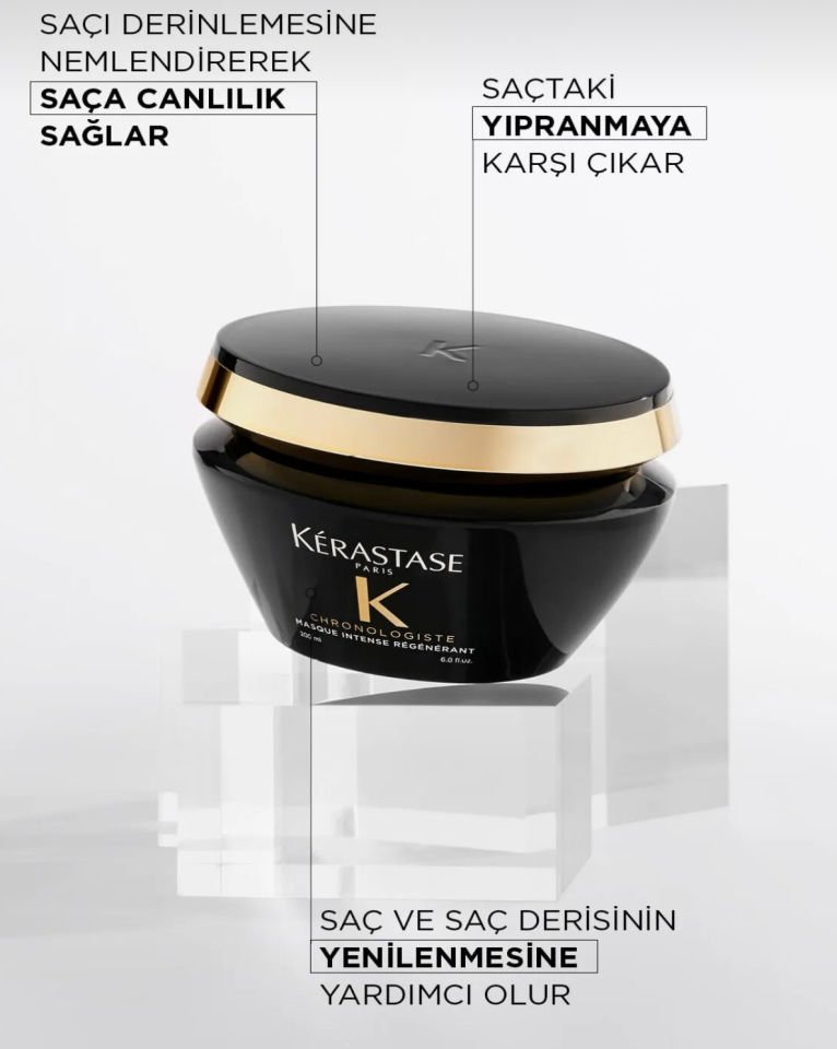 Kerastase Chronologiste Masque Intense Régénérant Canlandırıcı Saç Maskesi 200 ml
