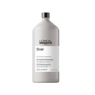 Loreal Professionnel Paris Serie Expert Silver Çok Açık Sarı, Gri Ve Beyaz Saçlar Için Renk Dengeleyici Mor Şampuanı 1500 ml