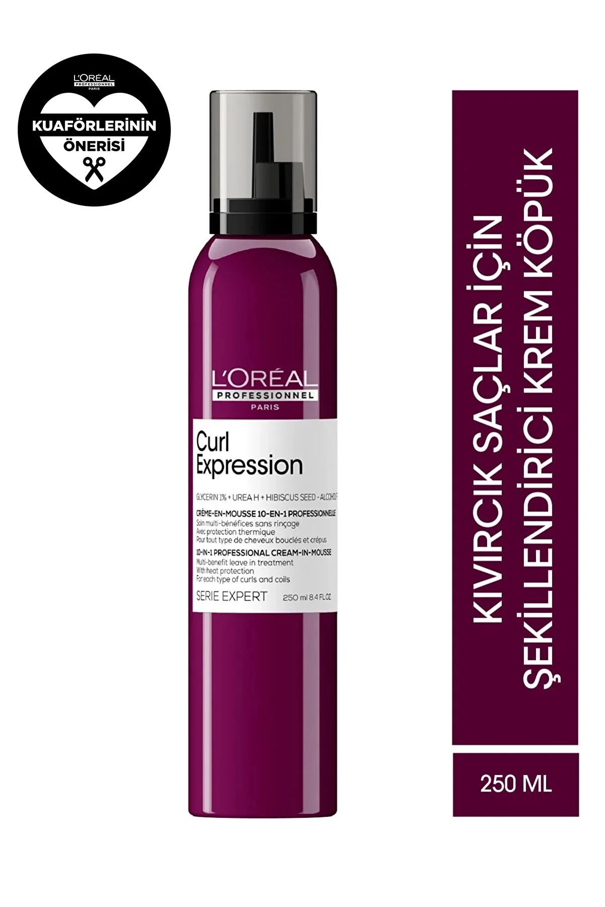 Loreal Professionnel Serie Expert  Kıvırcık Saçlar İçin Şekillendirici Krem Köpük 250 ml