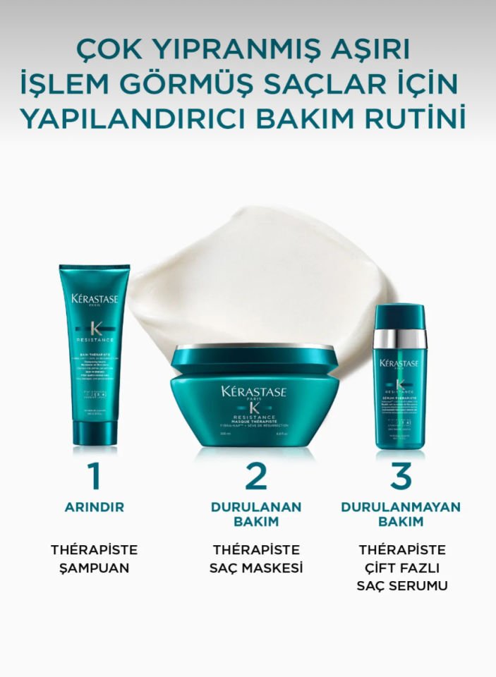 Kerastase Resistance Bain Therapiste Yıpranmış Saçlar için Onarıcı Şampuan 250 ml