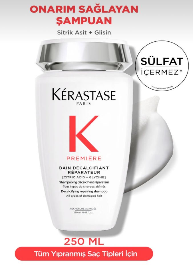 Kerastase Premiere Bain Decalcifiant Reparateur Yıpranmış Saçlar için Şampuan 250 ml