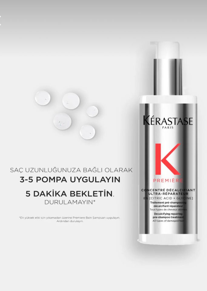 Kerastase Premiere Concentre Decalcifiant Onarım Sağlayan Şampuan Öncesi Bakım 250 ml