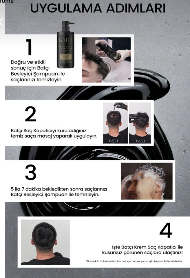 Batçı Saç  Kapatıcı Dolgunlaştırıcı Sıvı Krem  30 Ml