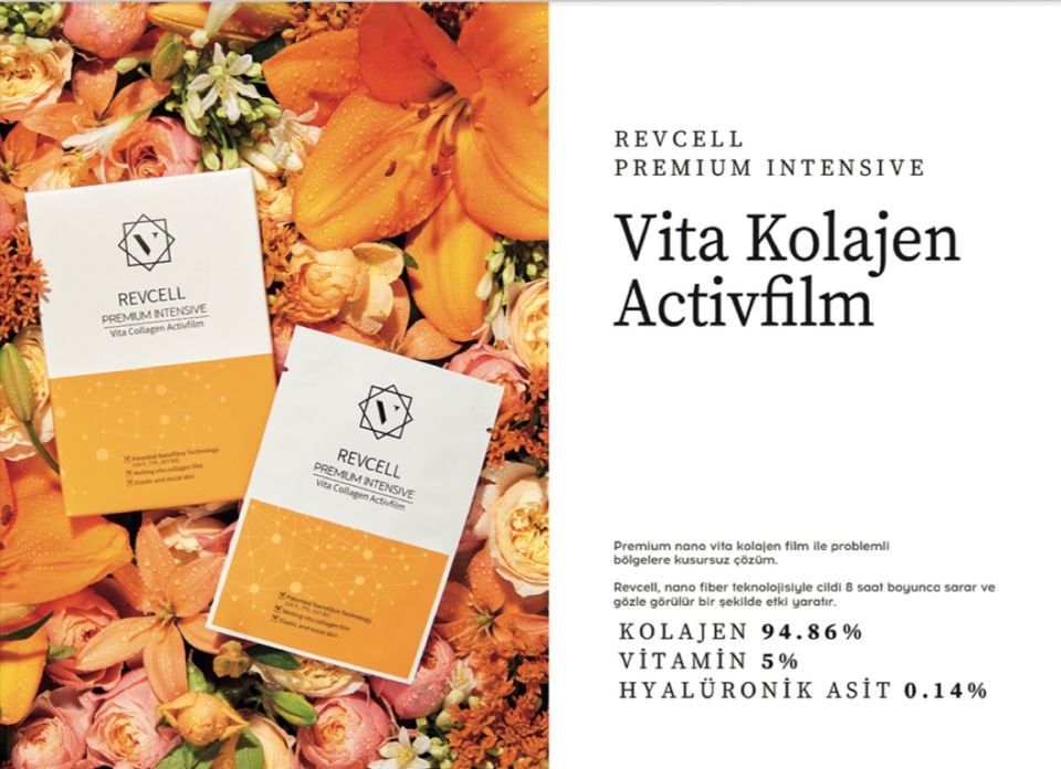 Revcell Premium Intensive Vita Collagen Activfilm 8 Saat Etkili
