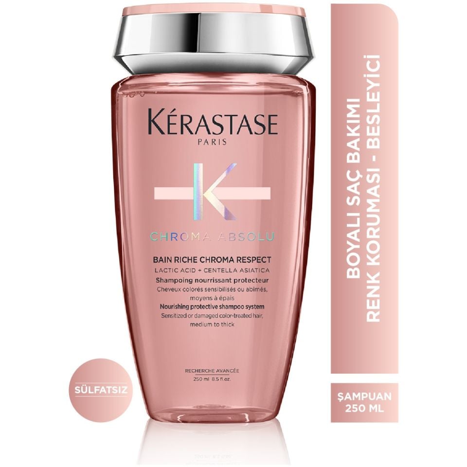 Kerastase Chroma Absolu Bain Riche Boyalı Saçlar için Besleyici ve Koruyucu Şampuan 250 ml