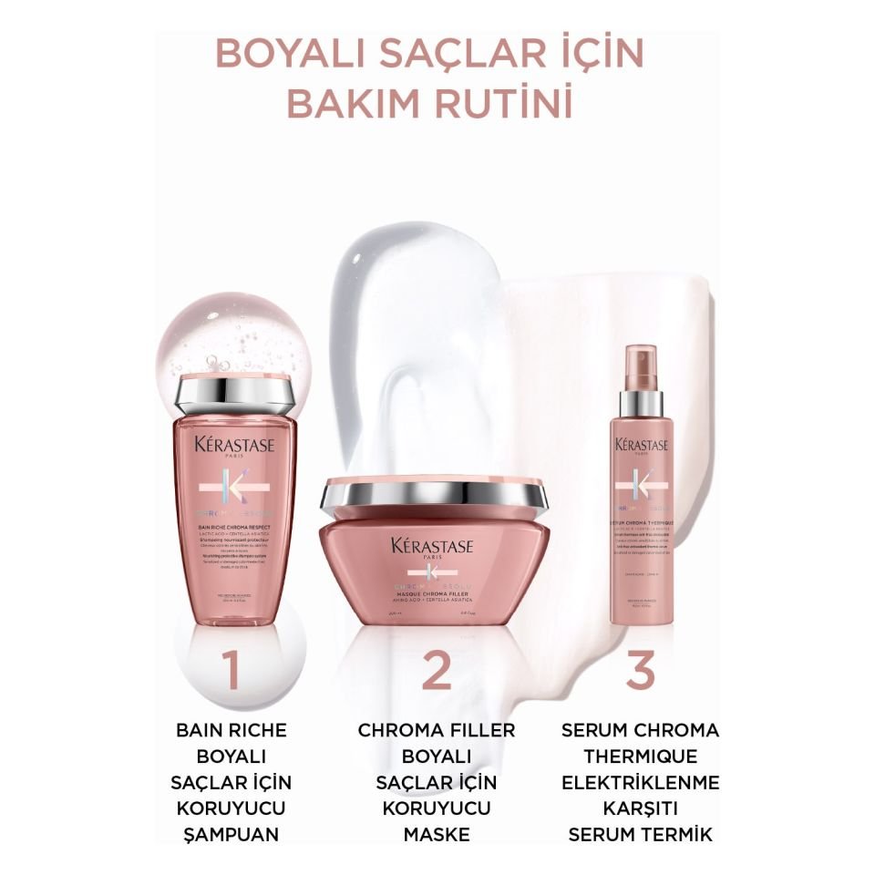 Kerastase Chroma Absolu Bain Riche Boyalı Saçlar için Besleyici ve Koruyucu Şampuan 250 ml