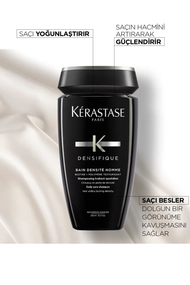 Kerastase Densifique Bain Densifique Homme Erkekler Için Yoğunluk Kazandıran Şampuan 250ml