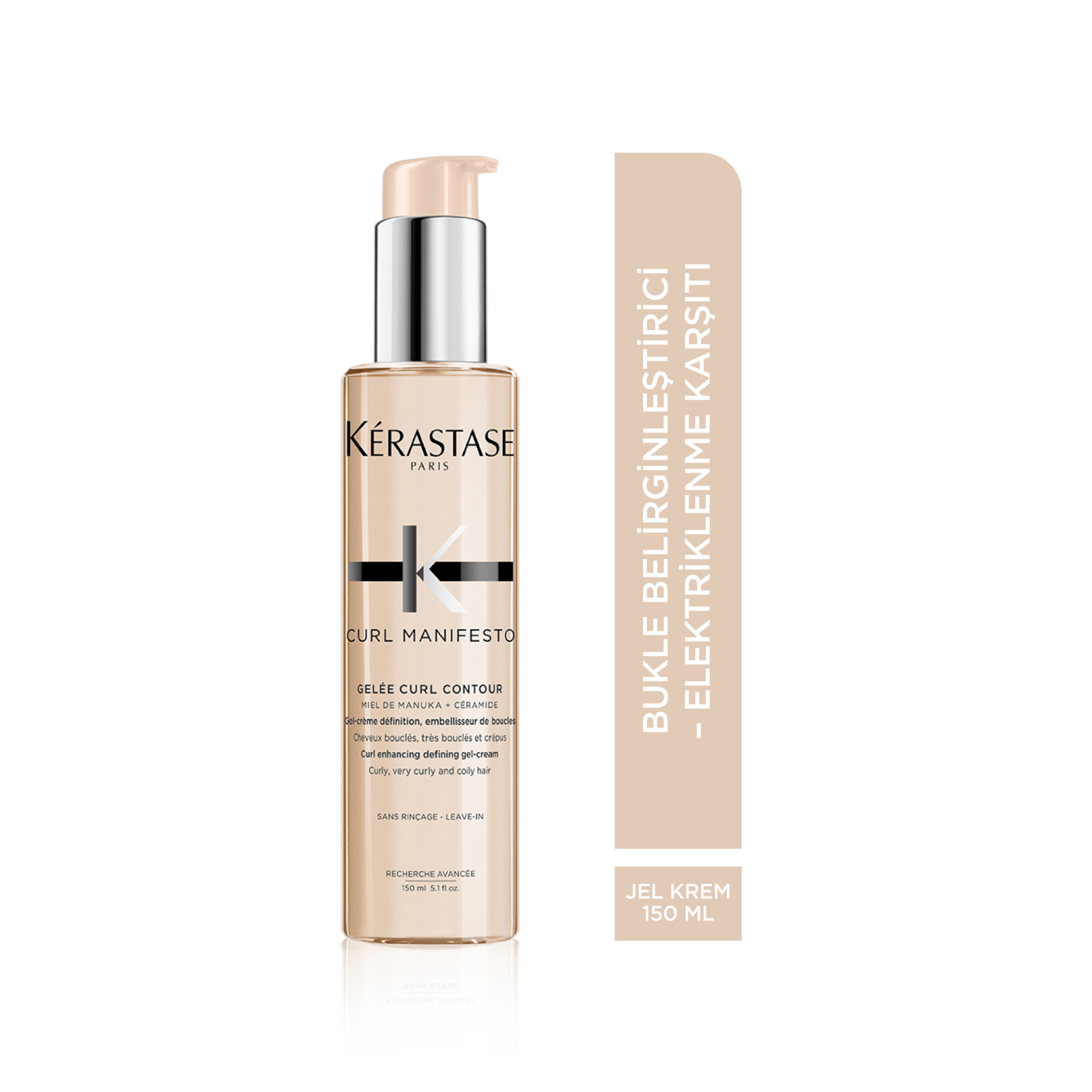 Kerastase Curl Manifesto Kıvırcık Saçlar İçin Bukle Belirginleştirici Jel Krem 150 Ml