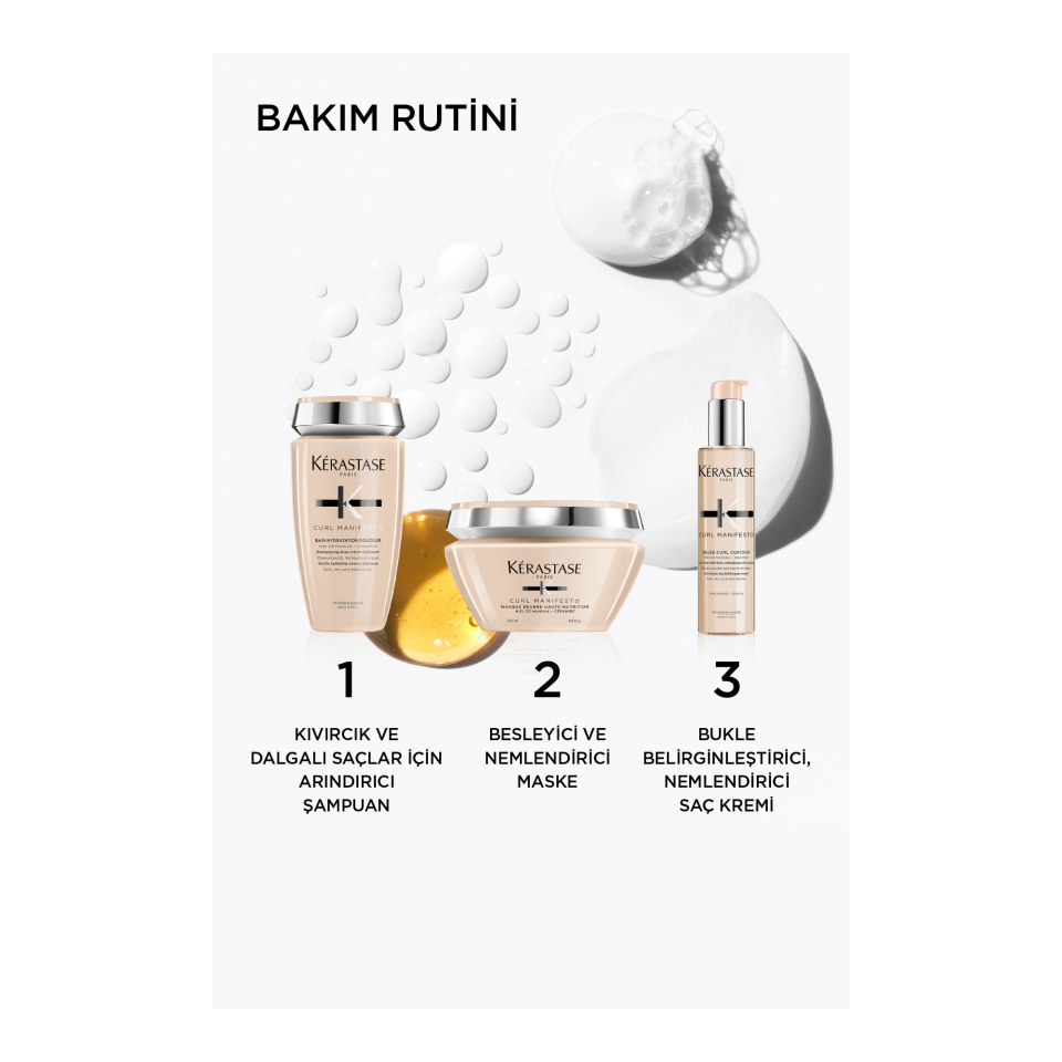 Kerastase Curl Manifesto Kıvırcık Saçlar İçin Bukle Belirginleştirici Jel Krem 150 Ml