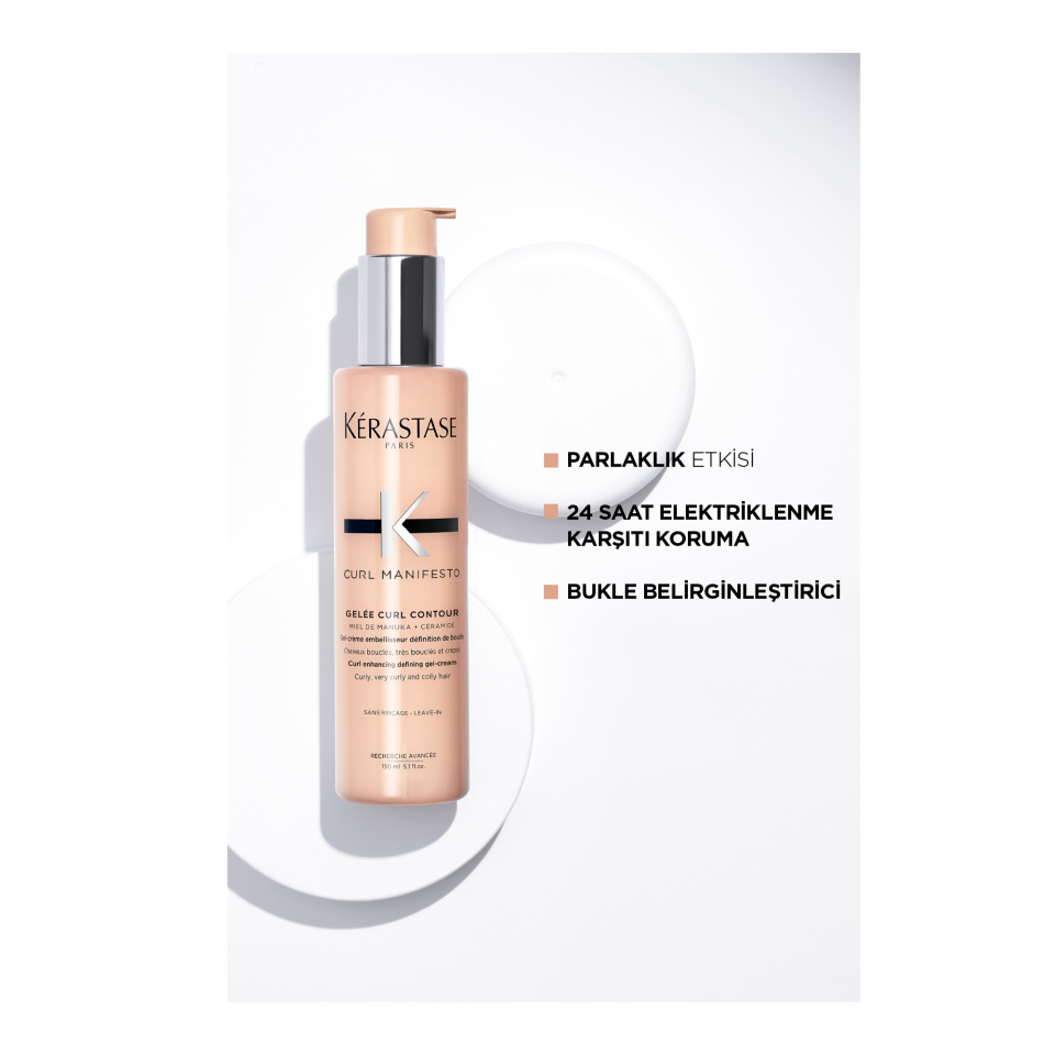 Kerastase Curl Manifesto Kıvırcık Saçlar İçin Bukle Belirginleştirici Jel Krem 150 Ml