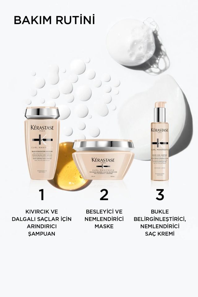 Kerastase Curl Manifesto Masque Beurre Haute Nutrition Kıvırcık Saçlar İçin Maske 200 Ml