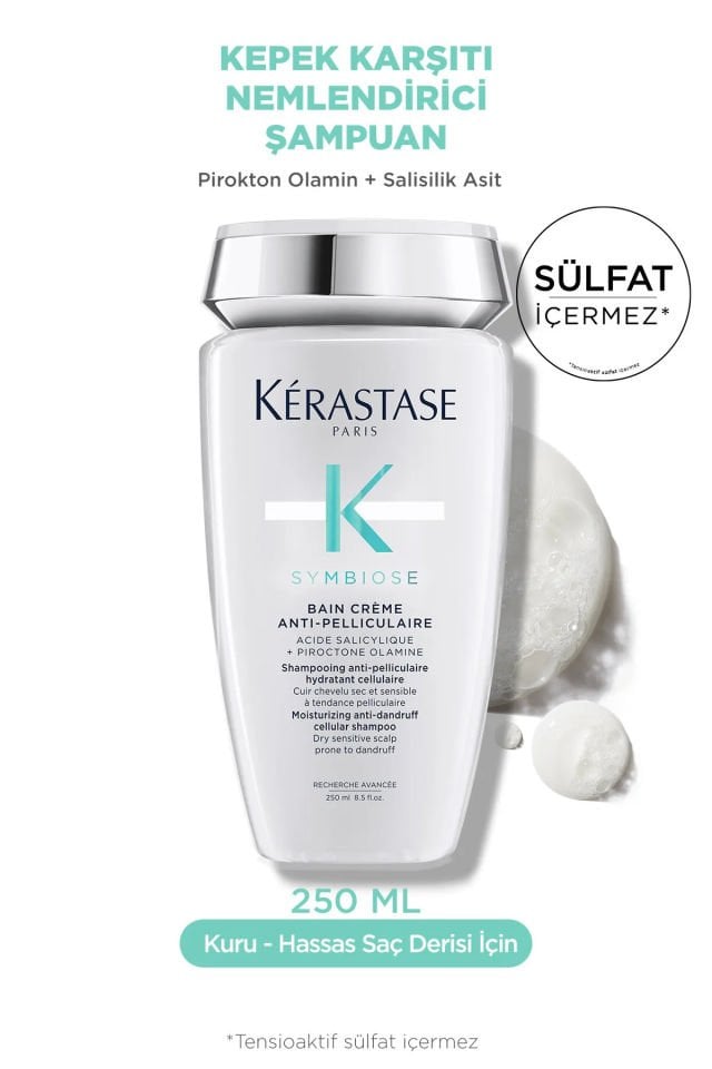 Kerastase Symbiose Bain Creme Anti-Pelliculaire Kepek Karşıtı Nemlendirici Şampuan 250Ml
