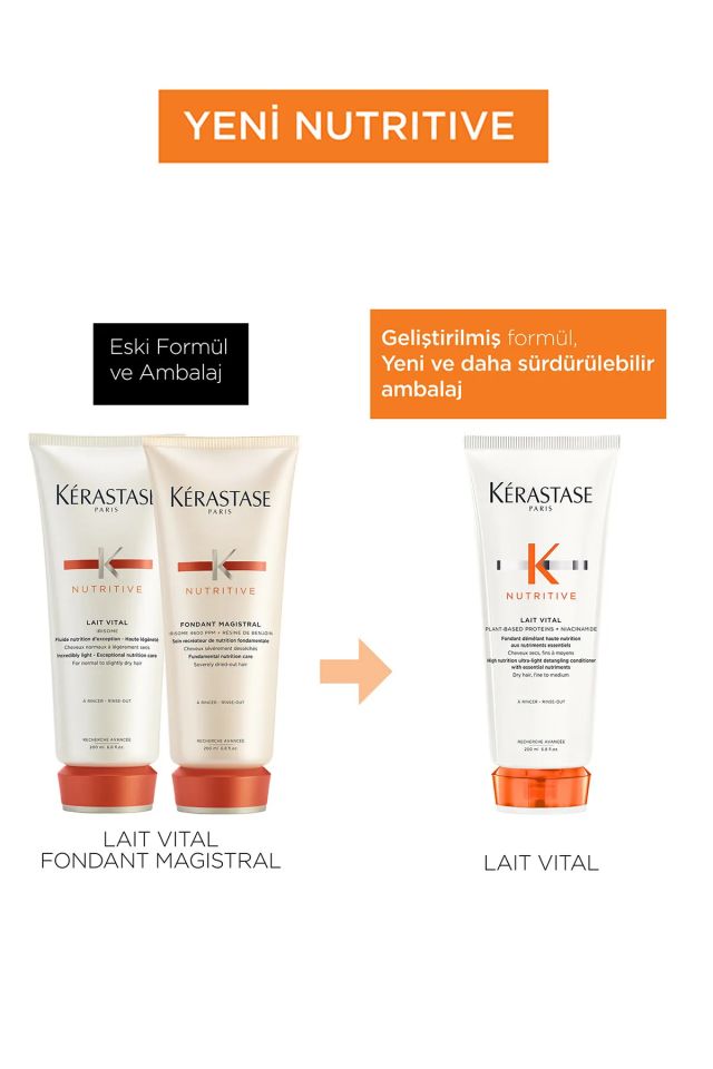Kerastase Nutritive Lait Vital Kuru Saçlar İçin Nemlendirici Saç Kremi 200Ml