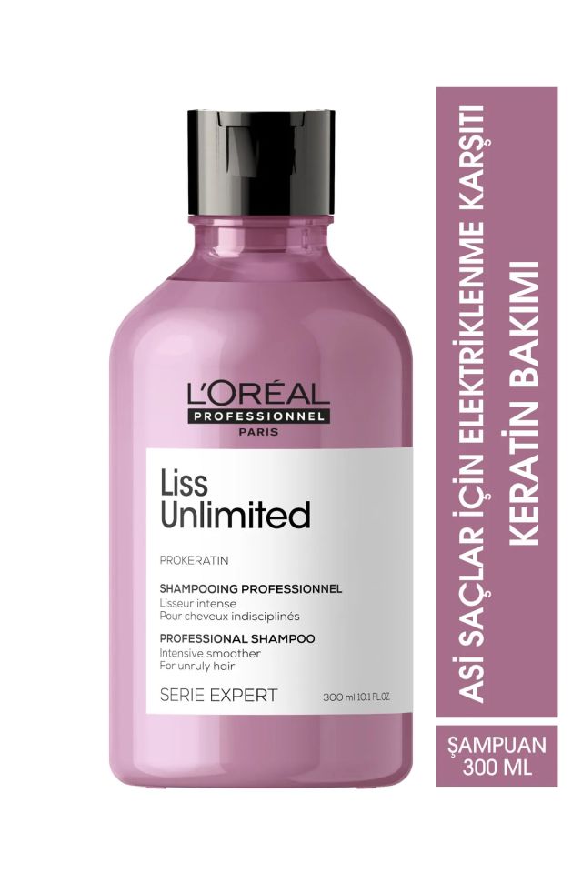 Serie Expert Liss Unlimited  Elektriklenme Karşıtı Şampuan 300 Ml