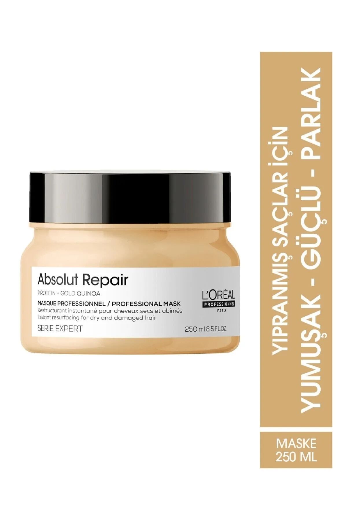 Loreal Professionnel Paris Serie Expert Absolut Repair Resurfacing Golden Onarıcı Maske 250 Ml