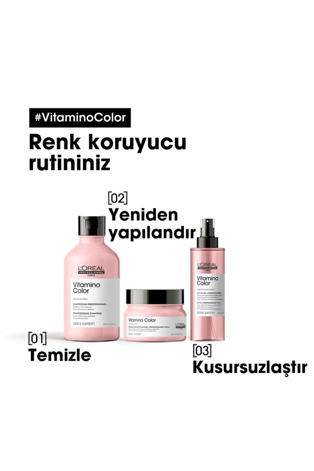Loreal Professionnel Paris Serie Expert Vitamino Color Boyalı Saçlar İçin Renk Koruyucu Maske 250 Ml