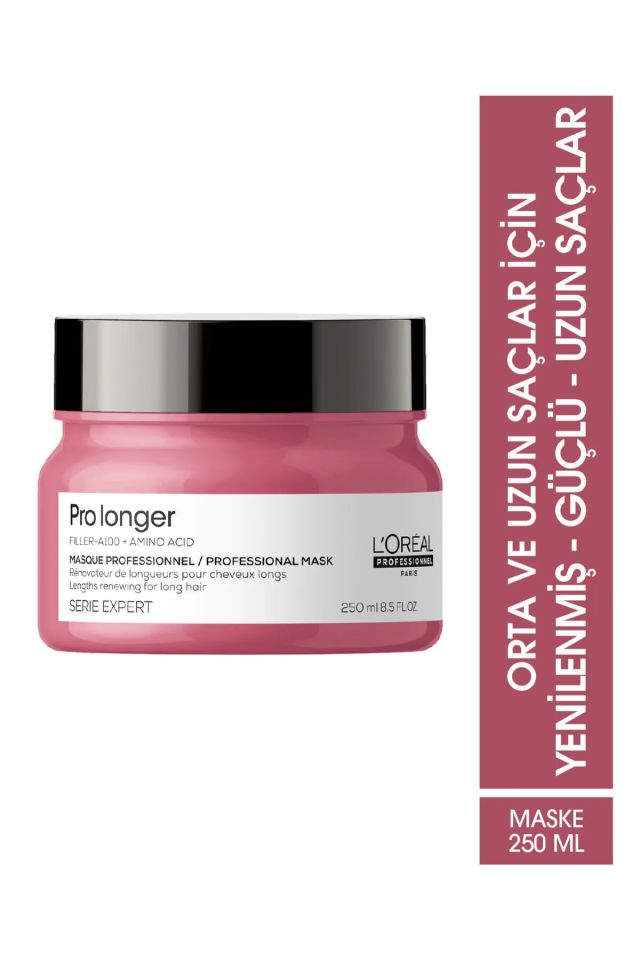 Serie Expert Pro Longer Saç Uçlarının Görünümünü Yenileyici Ve Yoğunlaştırıcı Maske 250 Ml