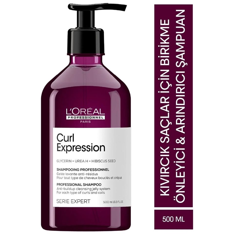 Serie Expert Curl Expression Kıvırcık Saçlar İçin Birikme Önleyici Şampuan 500 Ml