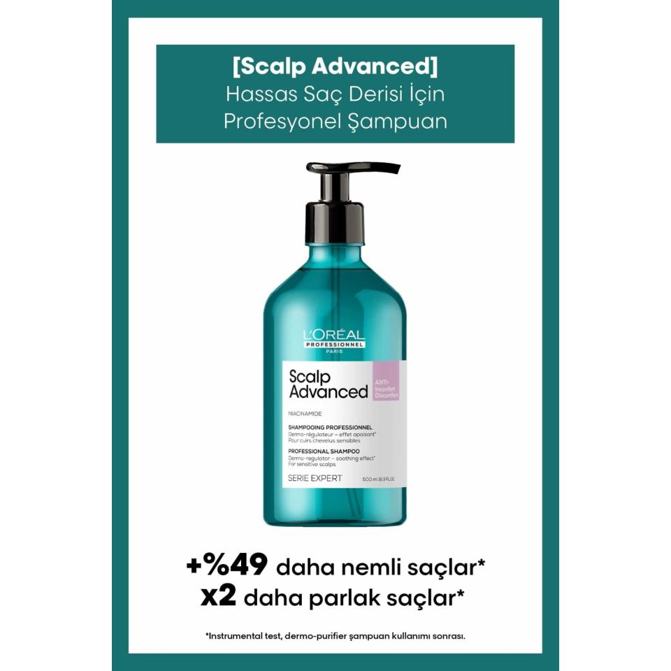 Serie Expert Scalp Advanced Hassas Saç Derisi İçin Profesyonel Şampuan 500 Ml