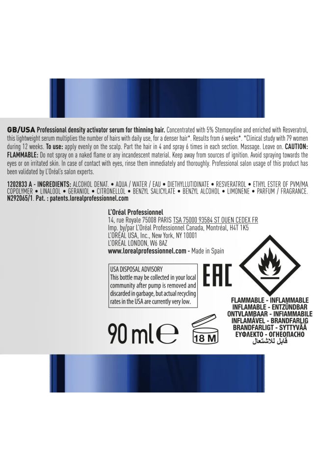 Paris Serie Expert Serioxyl Advanced İncelmiş Saç Telleri İçin Yoğunluk Kazandıran Serum 90 Ml