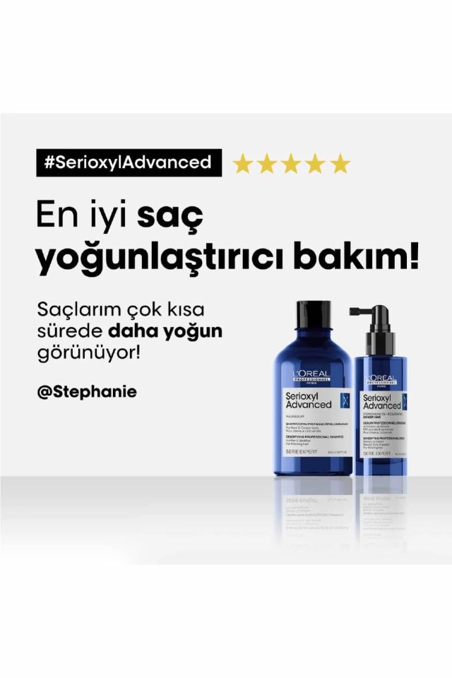 Paris Serie Expert Serioxyl Advanced İncelmiş Saç Telleri İçin Yoğunluk Kazandıran Serum 90 Ml