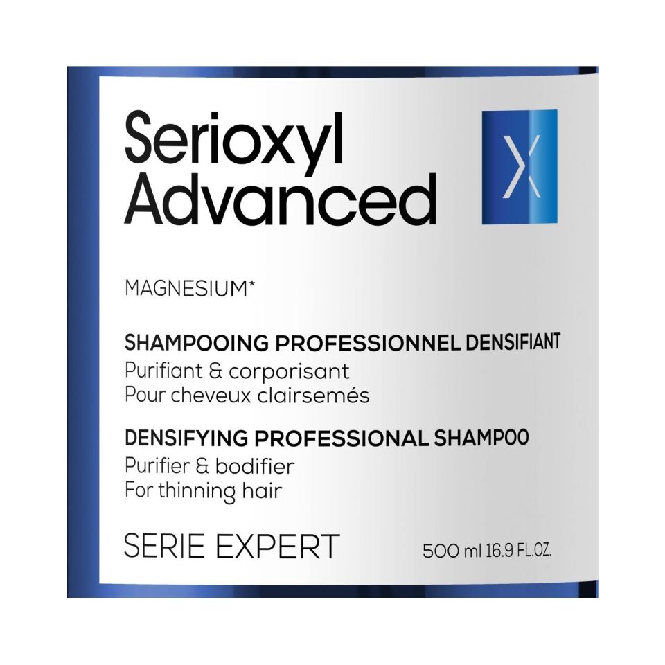 Serie Expert Serioxyl Advanced İncelmiş Saç Telleri İçin Yoğunluk Kazandıran Şampuan 500 Ml