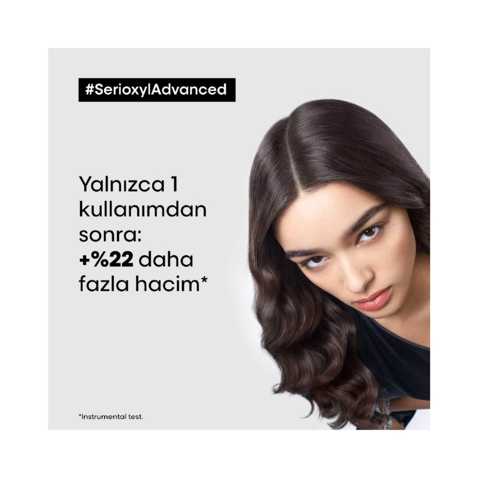 Serie Expert Serioxyl Advanced İncelmiş Saç Telleri İçin Yoğunluk Kazandıran Şampuan 500 Ml