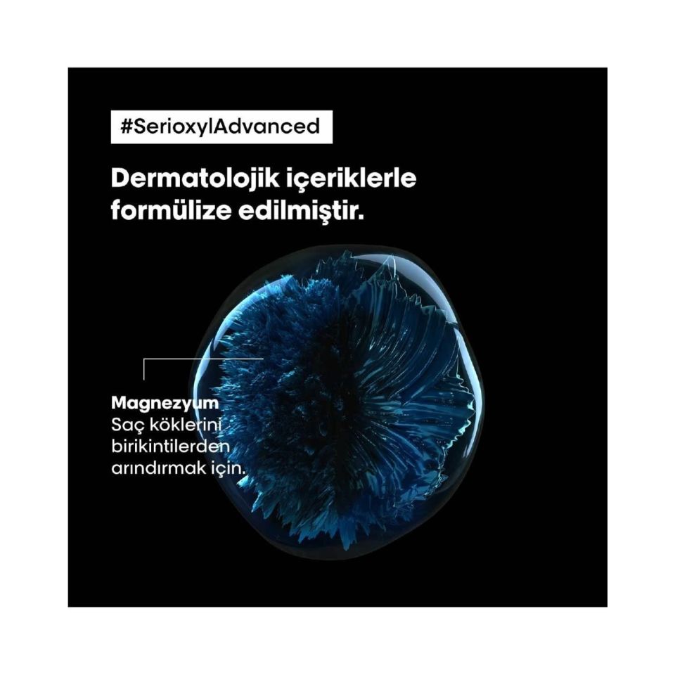 Serie Expert Serioxyl Advanced İncelmiş Saç Telleri İçin Yoğunluk Kazandıran Şampuan 500 Ml