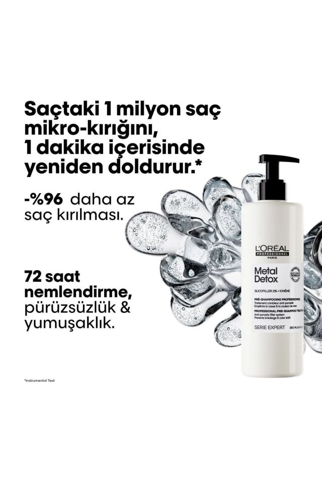 Loreal Professionnel Metal Detox Pre Shampoo Treatment Şampuan Öncesi Bakım 250 Ml