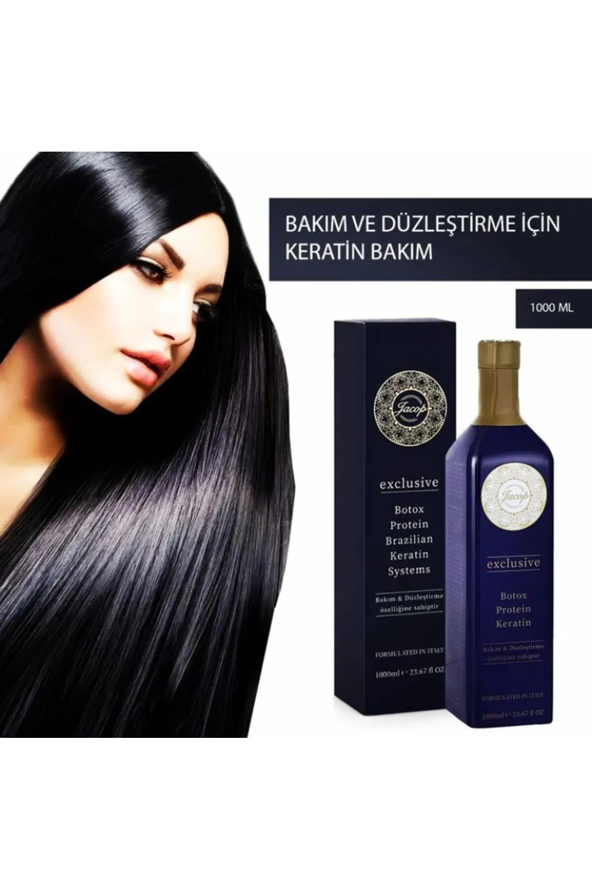 Jacob Profesyonel Brezilya Fönü - Botox, Protein, Keratin Bakımı 1000ml
