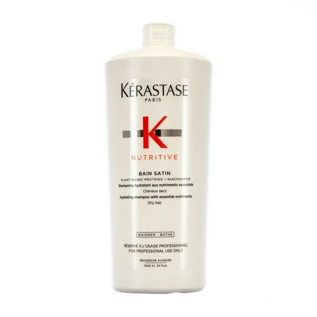 Kerastase Nutritive Bain Satin İnce ila Orta Kuru Saçlar için Temel Besinlerle Nemlendirici Şampuan 1000 ml