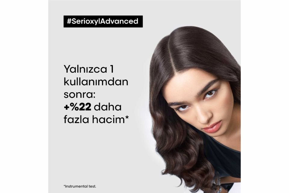 Serie Expert Serioxyl Advanced İncelmiş Saç Telleri İçin Yoğunluk Kazandıran Şampuan 300 Ml