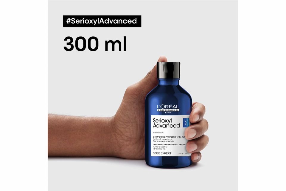 Serie Expert Serioxyl Advanced İncelmiş Saç Telleri İçin Yoğunluk Kazandıran Şampuan 300 Ml