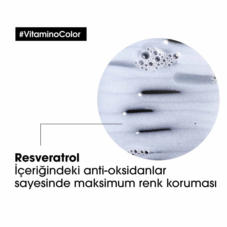 Serie Expert Vitamino Color Boyalı Saçlar için Renk Koruyucu Şampuan 300 ml