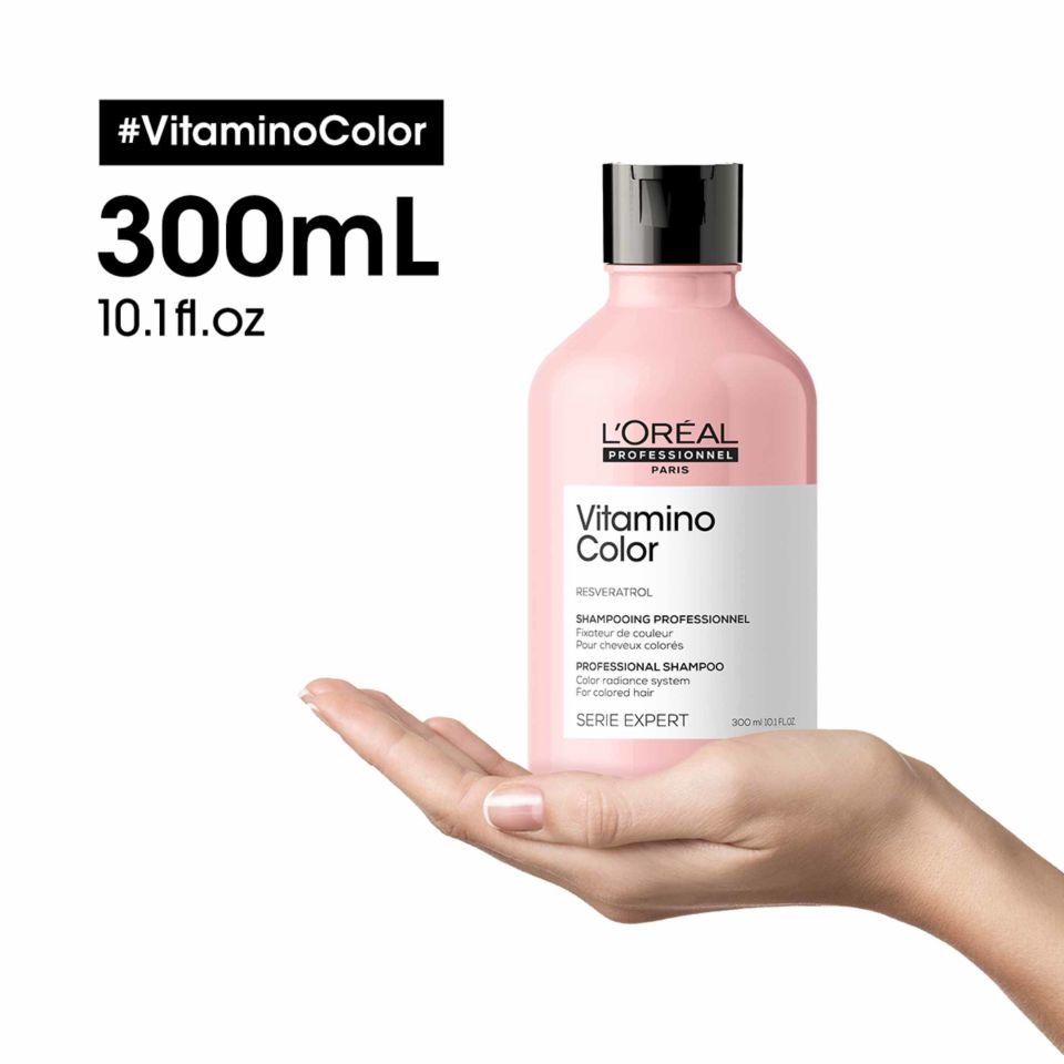 Serie Expert Vitamino Color Boyalı Saçlar için Renk Koruyucu Şampuan 300 ml