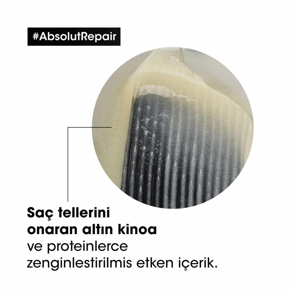 Serie Expert Absolut Repair Yıpranmış Saçlar için Onarıcı Şampuan 300 ML