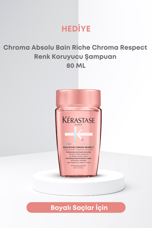 Kerastase Chroma Absolu Boyalı Saçlar İçin Besleyici Ve Koruyucu Bakım Seti