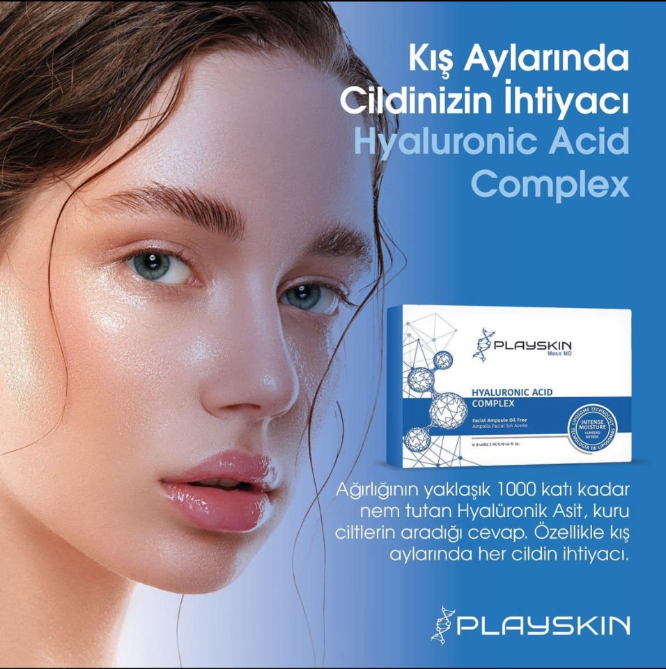 Playskin Liposome Technology Hyaluronic Acid Complex 8 li MesoMd Bakım Set