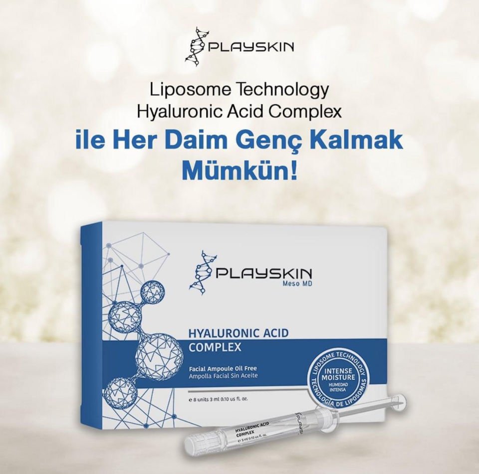Playskin Liposome Technology Hyaluronic Acid Complex 8 li MesoMd Bakım Set