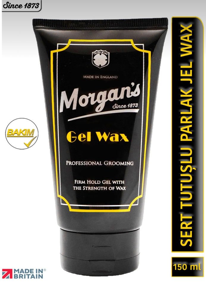 Morgan's Pomade Gel Wax Firm Hold Gel - Güçlü Tutuşlu Uzun Süreli Kalıcı Wax 150 ml
