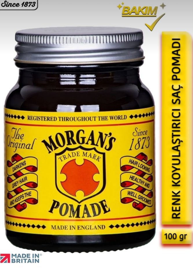 Morgan's Pomade Hair Darkening Pomade - Grileşen Saçlara Özel Renk Koyulaştırıcı Pomad 100 ml