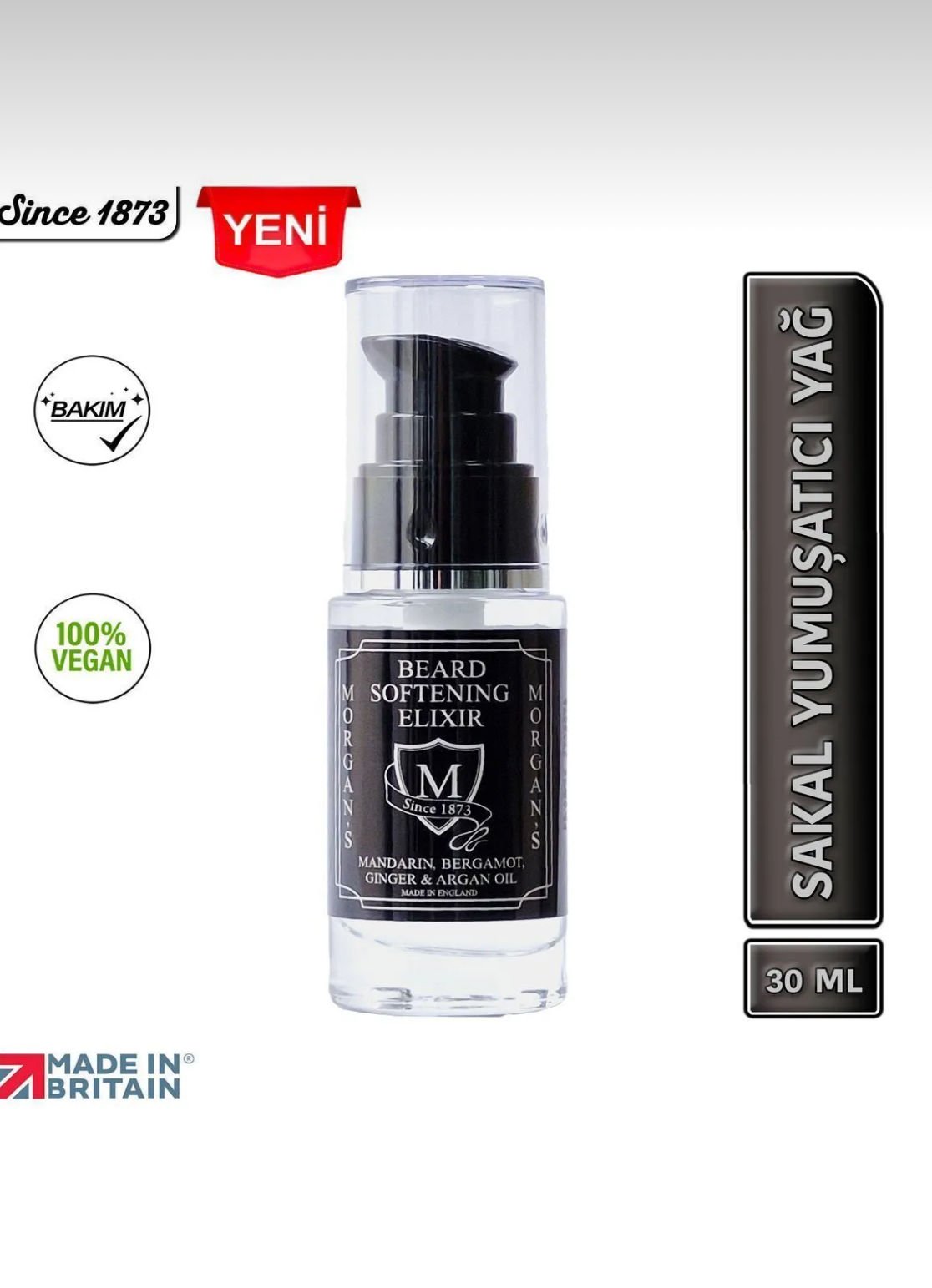 Morgan's Pomade Beard Softening Elixir - Sakal Yumuşatıcı Elixir Yağ 30 ml