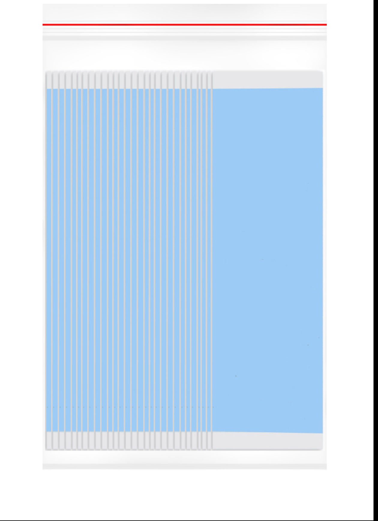 Walker Tape Lace Front™ Protez Saç Bandı Mavi Düz 1″ x 3″ (2,5 x 7,5 cm) 36 Adet