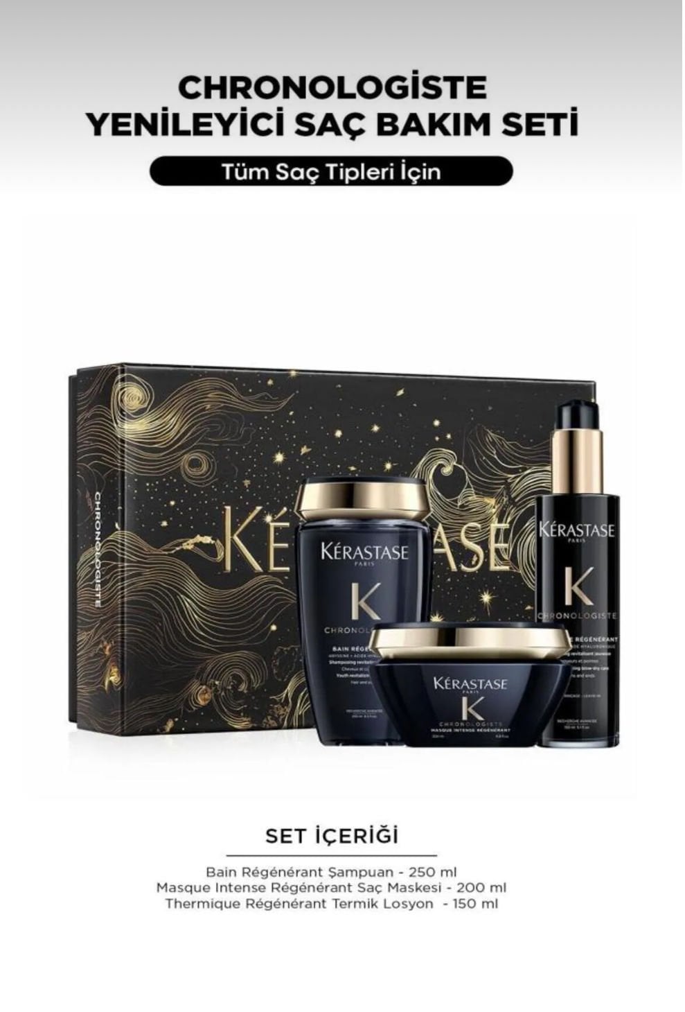 Kerastase Chronologiste Yenileyici Saç Bakım Seti