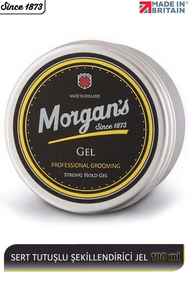 Morgan's Pomade Strong Hold Gel - Yüksek Tutuşlu Şekillendirici Jel 100 ml